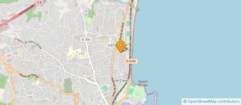 localisation de l'entreprise ANTENNE ET COURANT FAIBLE à ANTIBES