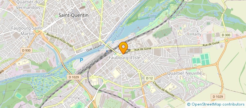 localisation de l'entreprise ANTENNE MEDIASYSTEME à SAINT-QUENTIN