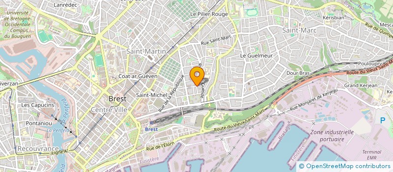 localisation de l'entreprise ANTENNE MOBILE ACTION CULTURELLE à BREST