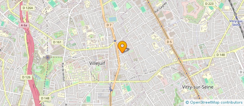 localisation de l'entreprise ANTENNE PLUS COMMUNICATION VISUELLE à VILLEJUIF