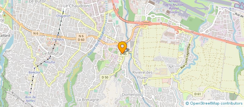 localisation de l'entreprise ANTENNE REUNION PRODUCTION  SAINT-DENIS