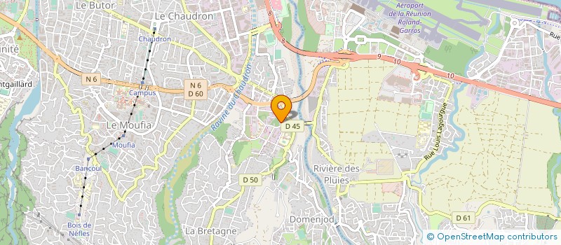 localisation de l'entreprise ANTENNE REUNION TELEVISION  SAINT-DENIS