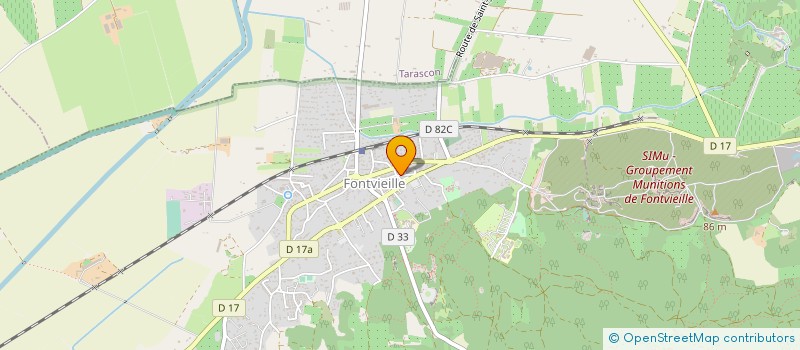 localisation de l'entreprise ANTENNE SUD  FONTVIEILLE