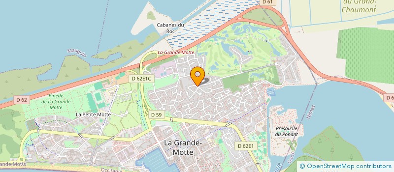 localisation de l'entreprise ANTENNE TECHNIQUE DIFFUSION  LA GRANDE-MOTTE