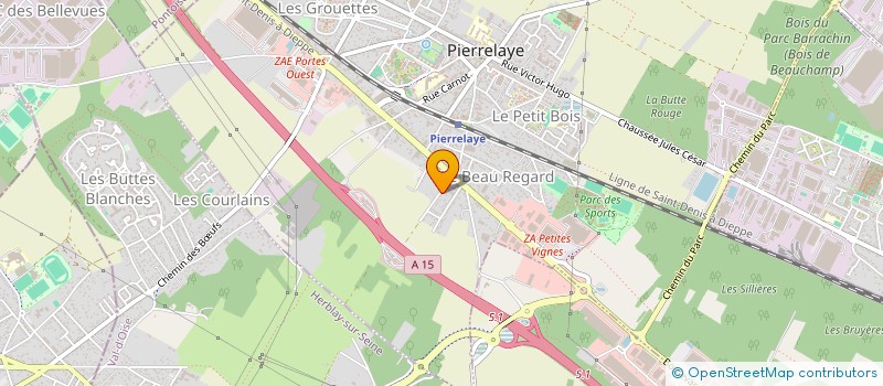 localisation de l'entreprise ANTENNE TECHNIQUE DU MENAGER à PIERRELAYE