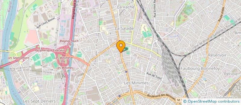 localisation de l'entreprise ANTENNES DUREGNE  TOULOUSE