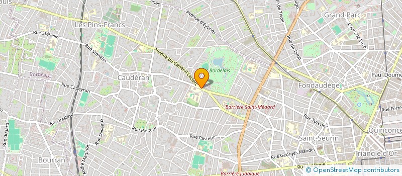 localisation de l'entreprise ANTENNES ELECTROMENAGER DEPANNAGES SERVICES à BORDEAUX