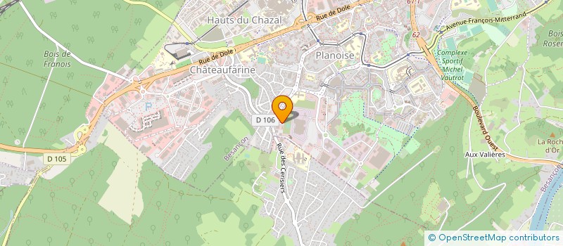 localisation de l'entreprise ANTENNES PEPIOT SECURITE à BESANCON