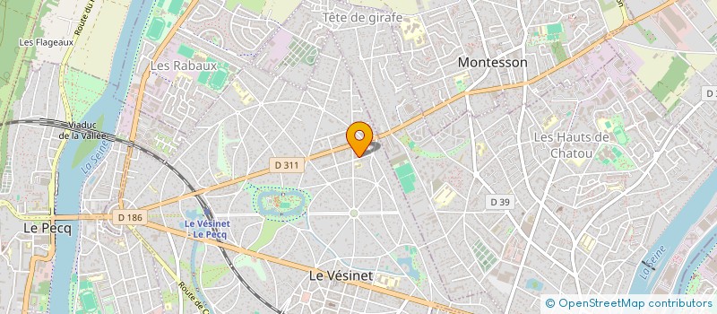 localisation de l'entreprise ANTENNES RESEAU DISTRIBUTION  LE VESINET