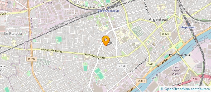 localisation de l'entreprise ANTENNES SELECTRONIC DEVELOPPEMENT  ARGENTEUIL