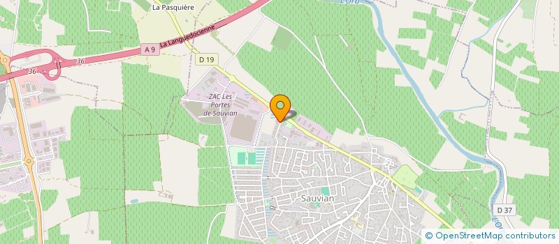 localisation de l'entreprise ANTEO SERVICES à SAUVIAN