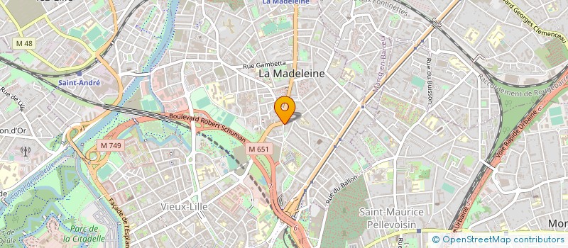 localisation de l'entreprise ANTEP  ROUBAIX