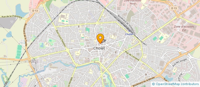 localisation de l'entreprise ANTEP SOFRASI à CHOLET