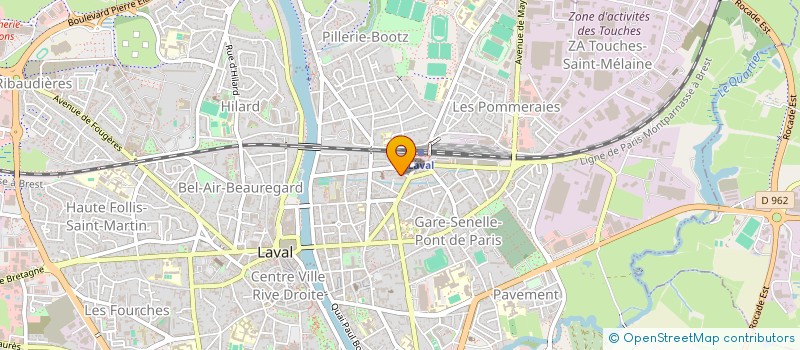 localisation de l'entreprise ANTEPOST à LAVAL