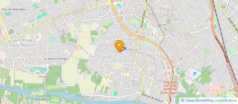 localisation de l'entreprise ANTEQUAM à OLIVET