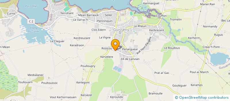 localisation de l'entreprise ANTERENN à GUISSENY