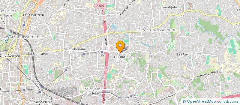 localisation de l'entreprise ANTERISK à MARSEILLE