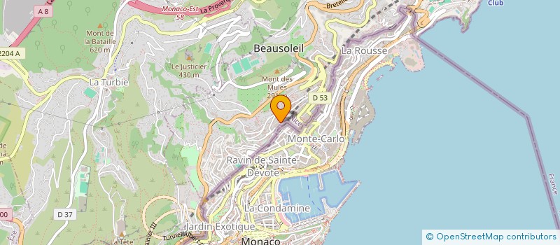 localisation de l'entreprise ANTERN  BEAUSOLEIL