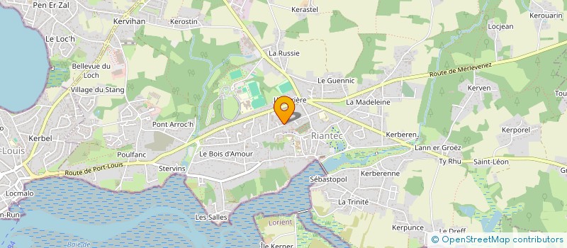 localisation de l'entreprise ANTES  RIANTEC