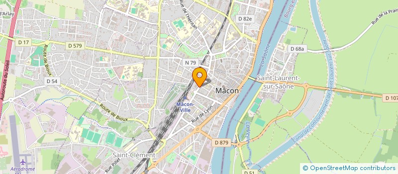 localisation de l'entreprise ANTESIS à MACON