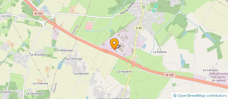 localisation de l'entreprise ANTEST  MALVILLE