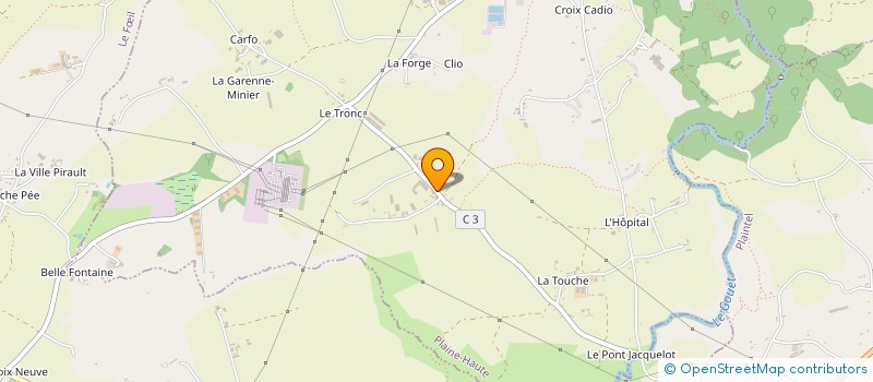 localisation de l'entreprise ANTEUS 22  PLAINE-HAUTE