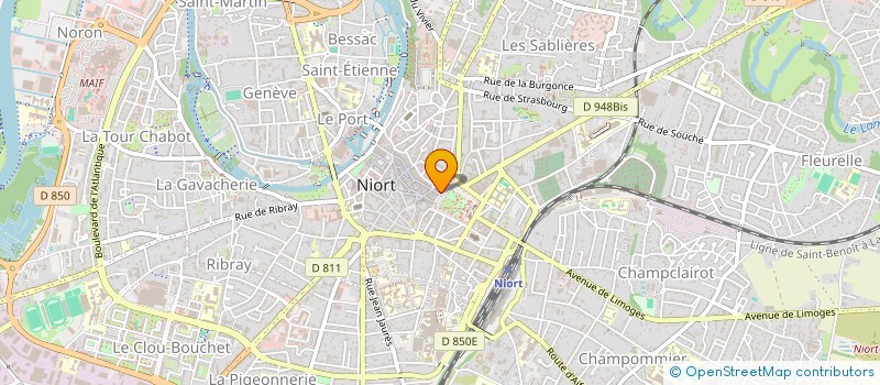 localisation de l'entreprise ANTEUS INVESTISSEMENT à LA ROCHELLE
