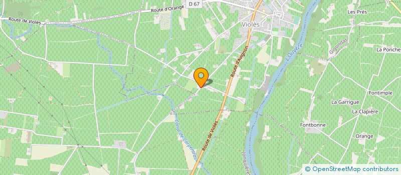 localisation de l'entreprise ANTEVA  VIOLES