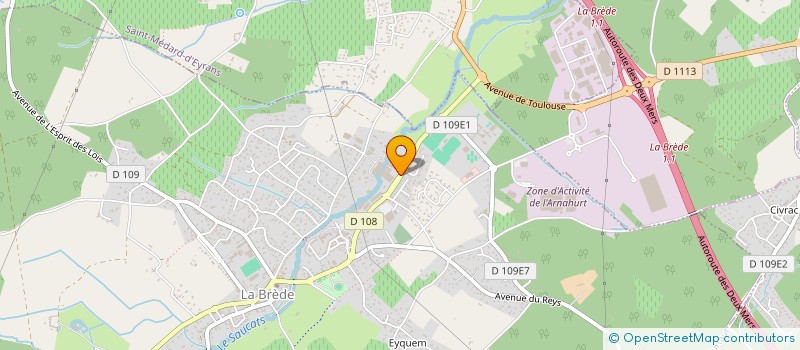localisation de l'entreprise ANTEVA EUROPE DISTRIBUTION à LA BREDE