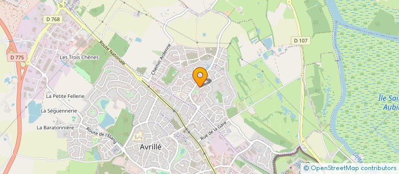 localisation de l'entreprise ANTEVIO à AVRILLE