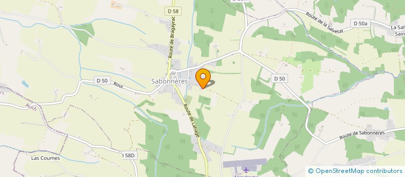 localisation de l'entreprise ANTEX  SABONNERES