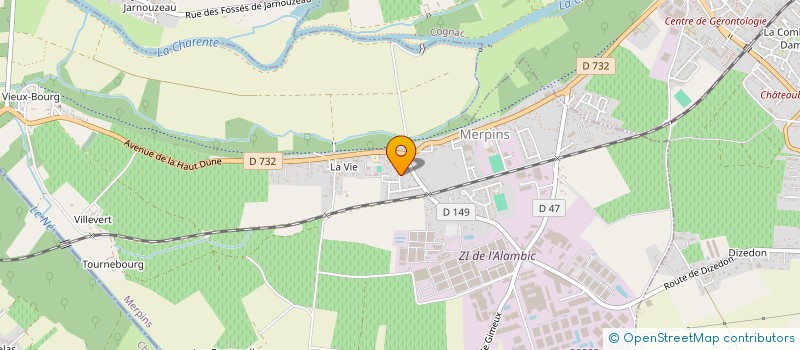 localisation de l'entreprise ANTEXIA  MERPINS