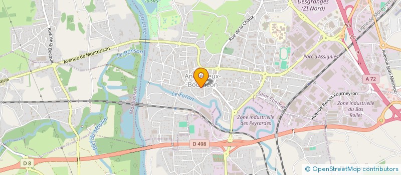 localisation de l'entreprise ANTGUICHAR  ANDREZIEUX-BOUTHEON