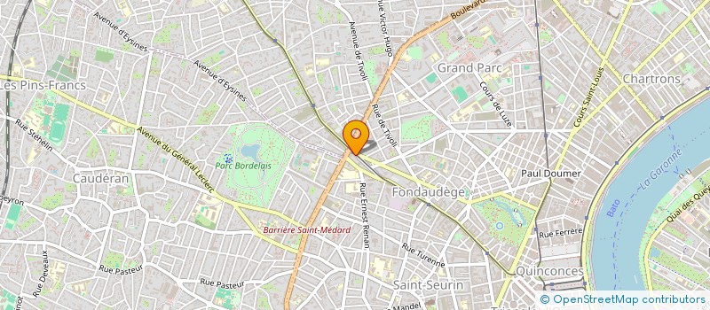 localisation de l'entreprise ANTHAILE FORMATION à BORDEAUX