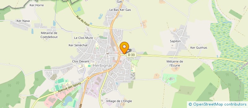 localisation de l'entreprise ANTHALDIS à HERBIGNAC