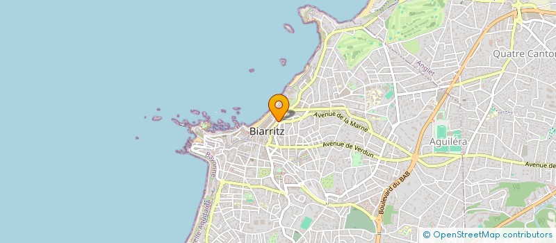 localisation de l'entreprise ANTHALEX  BIARRITZ