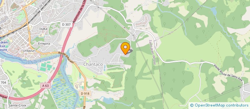 localisation de l'entreprise ANTHALIA  SAINT-JEAN-DE-LUZ