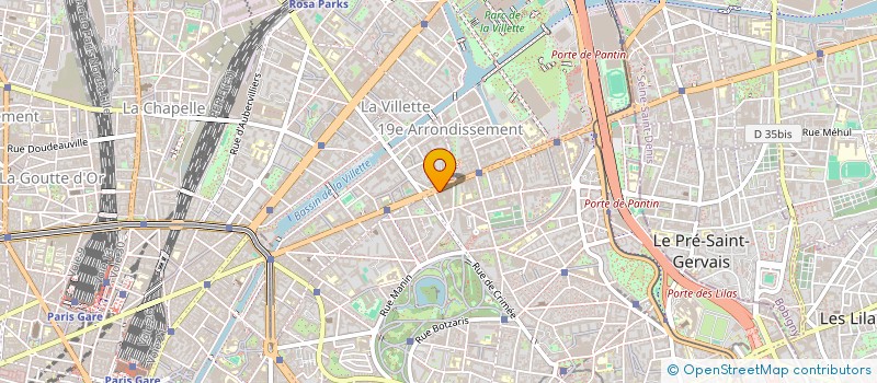 localisation de l'entreprise ANTHALYS BTP  PARIS