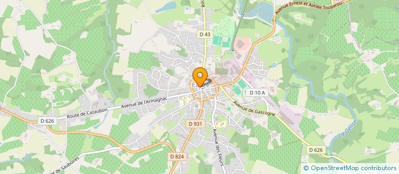 localisation de l'entreprise ANTHARA  EAUZE