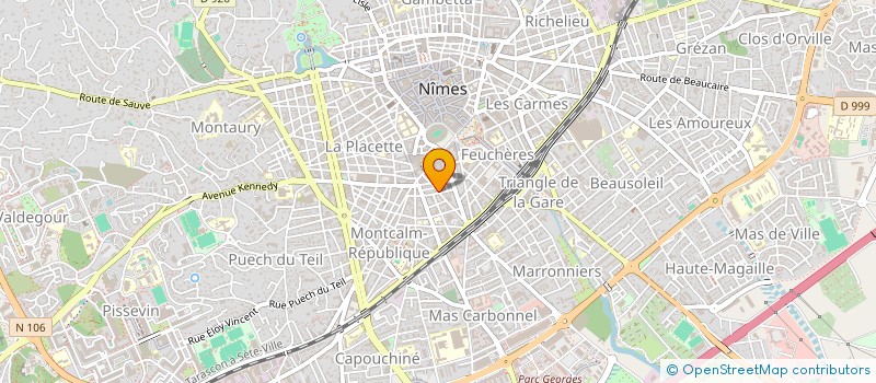 localisation de l'entreprise ANTHEA à NIMES