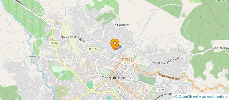 localisation de l'entreprise ANTHEA à DRAGUIGNAN