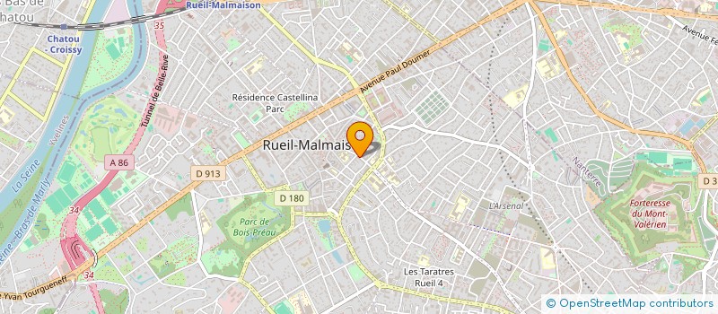 localisation de l'entreprise ANTHEA à RUEIL-MALMAISON