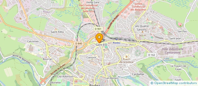 localisation de l'entreprise ANTHEA  ONET-LE-CHATEAU