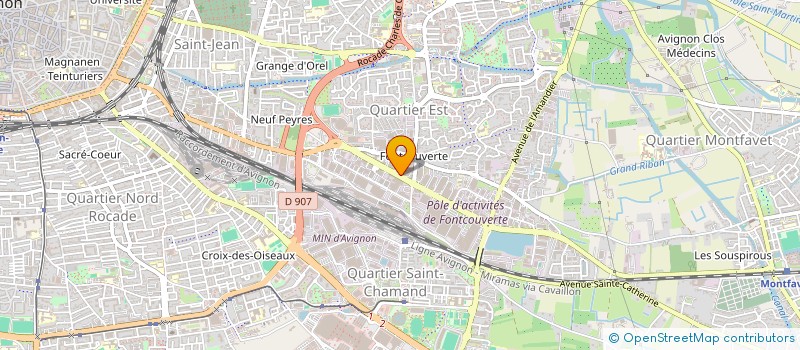 localisation de l'entreprise ANTHEA  AVIGNON