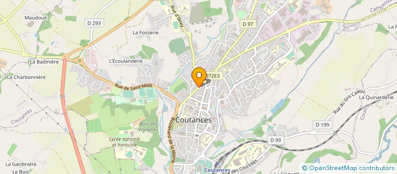 localisation de l'entreprise ANTHEA COUTANCES à COUTANCES