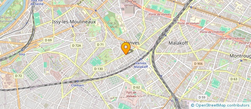 localisation de l'entreprise ANTHEC  VANVES