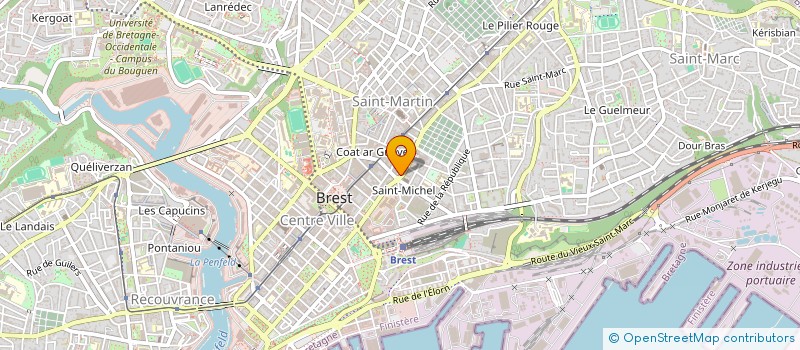 localisation de l'entreprise ANTHEJAC  BREST