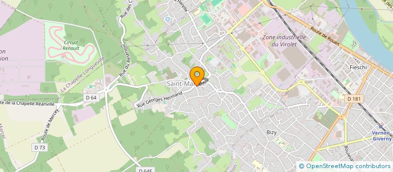 localisation de l'entreprise ANTHELIA27 à SAINT-MARCEL