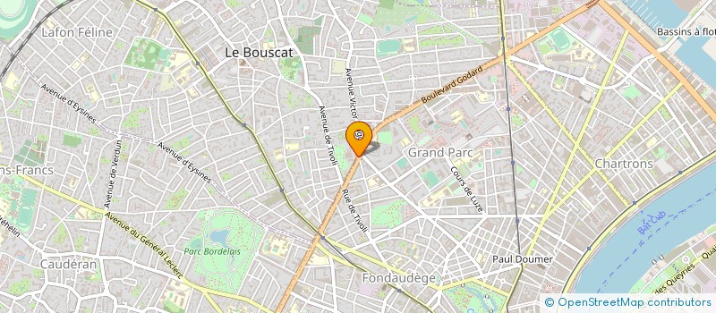localisation de l'entreprise ANTHELIOS à LE BOUSCAT