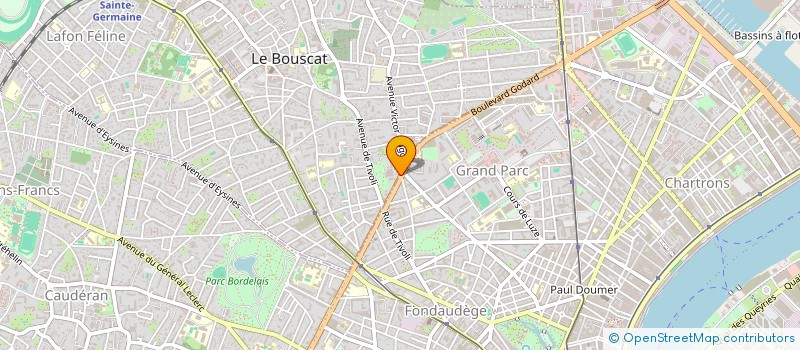 localisation de l'entreprise ANTHELIOS ENTREPRISES à LE BOUSCAT